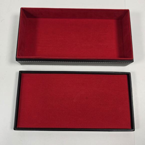 Buck Knives Collectible Felt Lined Presentation Box Only Black Leather - Picture 7 of 10